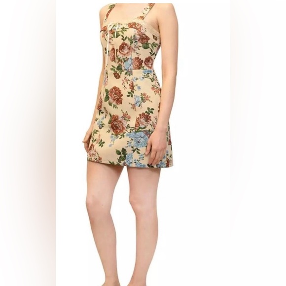 🆕 Dylan Ryan Corset Tapestry Brocade Dress Size Large - Picture 1 of 4